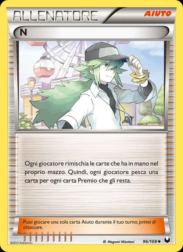 N card in Italian