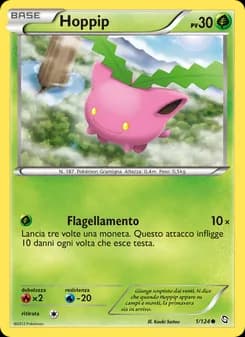 Hoppip card in Italian