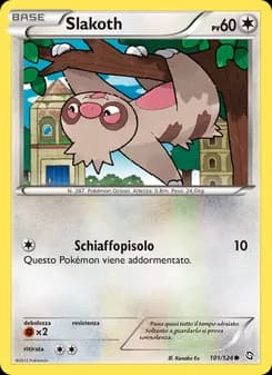Slakoth card in Italian
