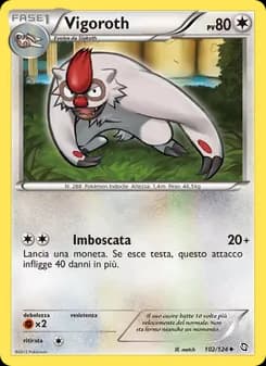 Vigoroth card in Italian