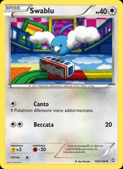 Swablu card in Italian