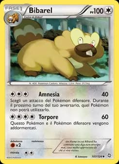 Bibarel card in Italian