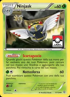 Ninjask card in Italian