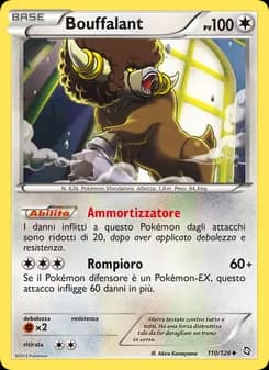 Bouffalant card in Italian