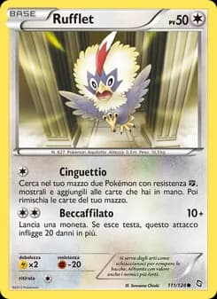 Rufflet card in Italian
