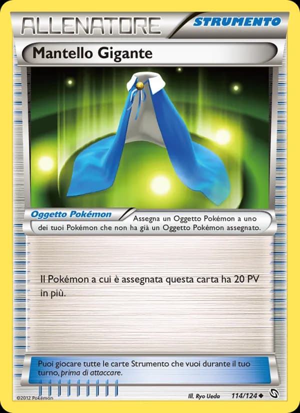 Mantello Gigante card in Italian