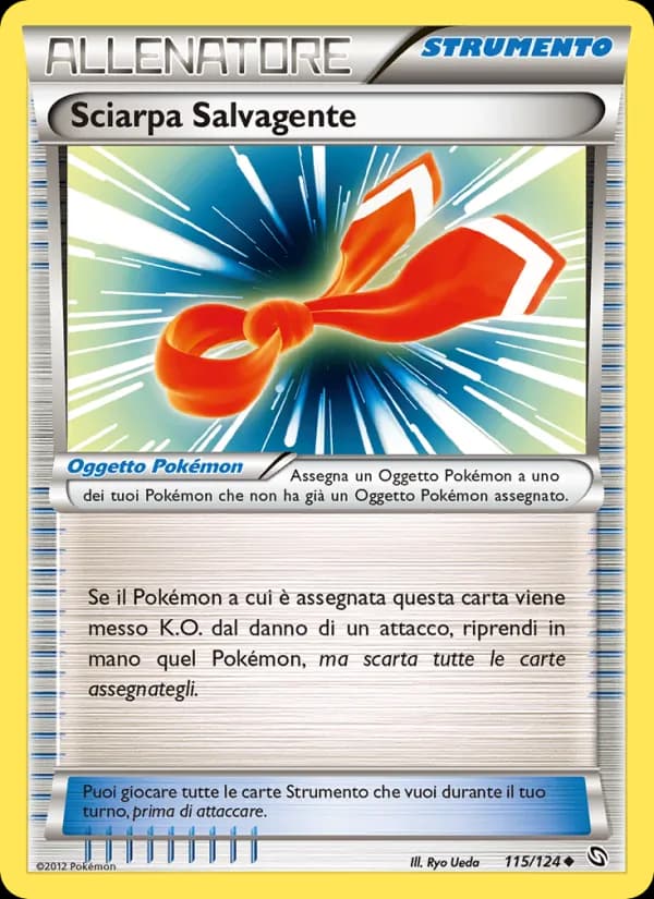 Sciarpa Salvagente card in Italian