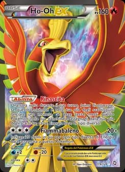 Ho-Oh-EX card in Italian