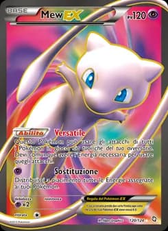 Mew-EX card in Italian