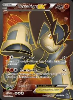Terrakion-EX card in Italian
