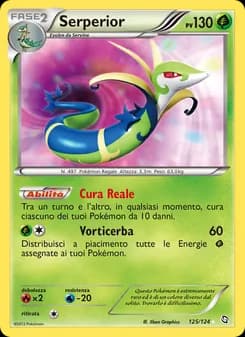 Serperior card in Italian