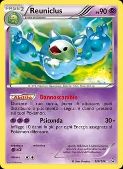 Reuniclus card in Italian