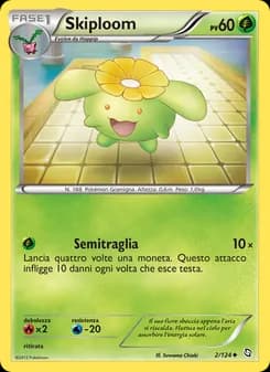 Skiploom card in Italian