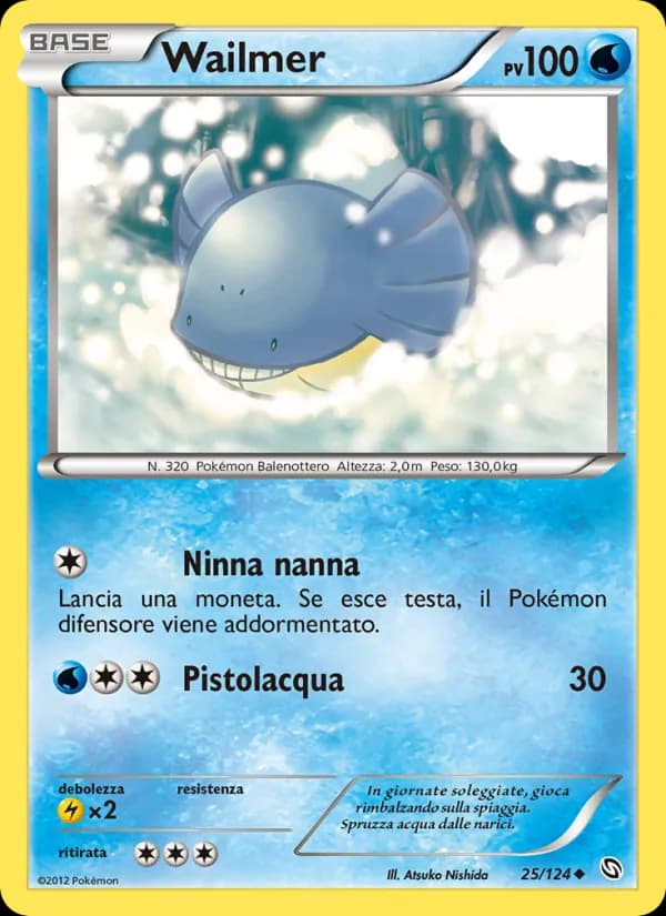 Wailmer card in Italian