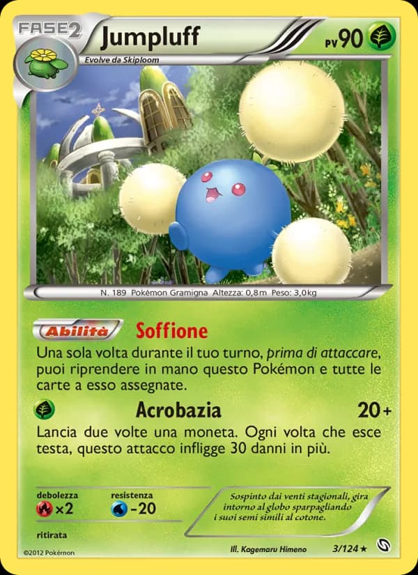 Jumpluff card in Italian