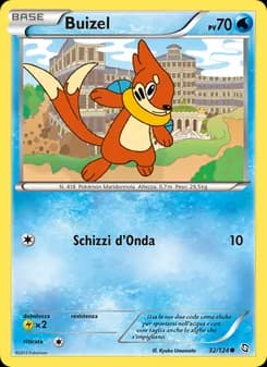 Buizel card in Italian