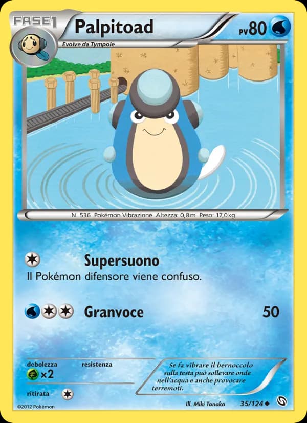 Palpitoad card in Italian