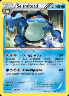 Seismitoad card in Italian