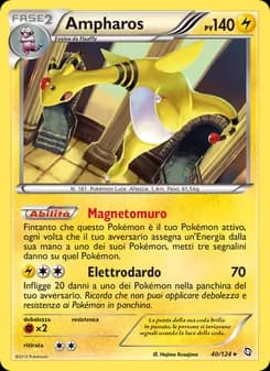 Ampharos card in Italian