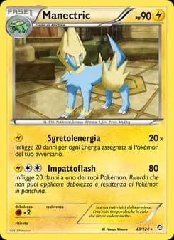 Manectric card in Italian