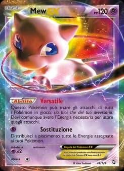 Mew-EX card in Italian
