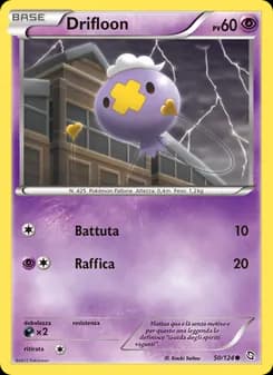 Drifloon card in Italian