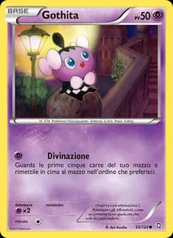 Gothita card in Italian