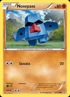 Nosepass card in Italian