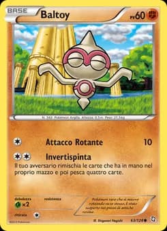 Baltoy card in Italian