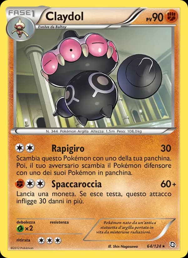 Claydol card in Italian