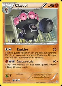Claydol card in Italian