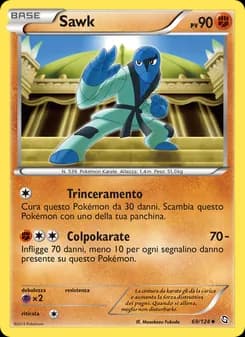 Sawk card in Italian
