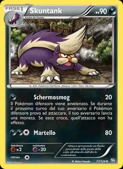 Skuntank card in Italian