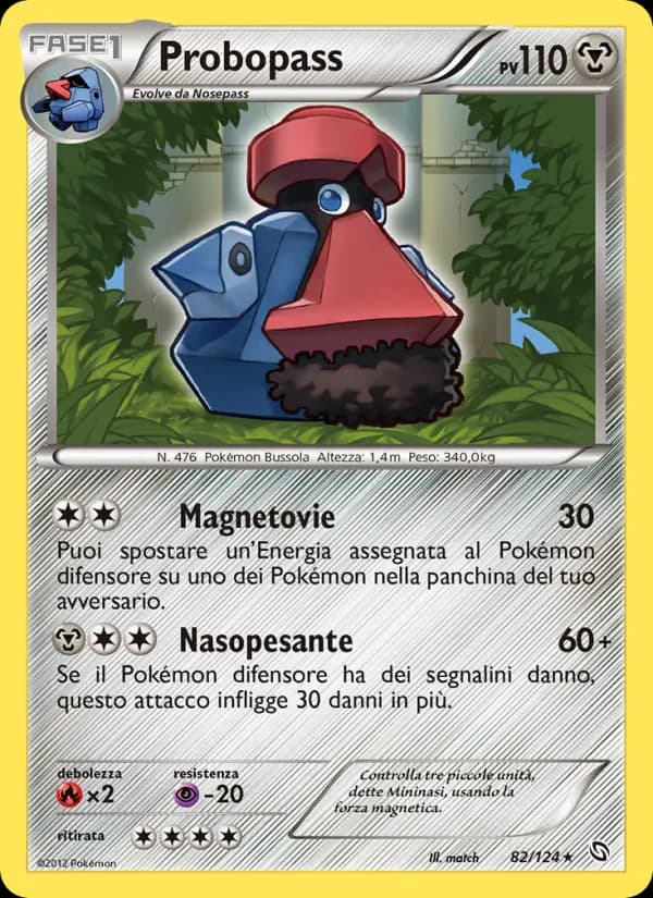 Probopass card in Italian