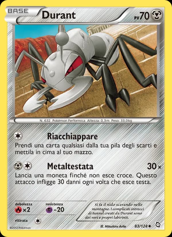 Durant card in Italian