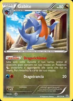 Gabite card in Italian