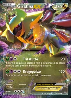 Giratina-EX card in Italian