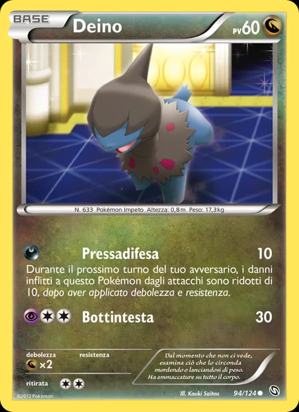 Deino card in Italian