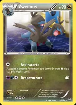 Zweilous card in Italian