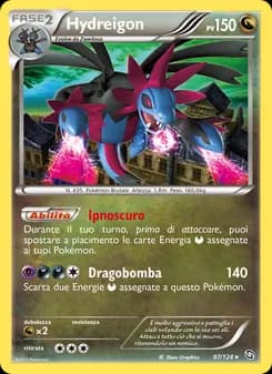 Hydreigon card in Italian