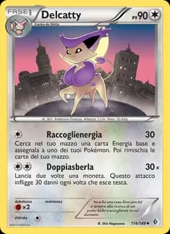 Delcatty card in Italian