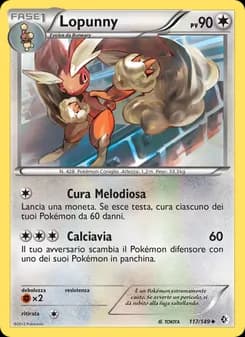 Lopunny card in Italian