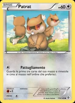 Patrat card in Italian