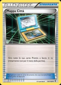 Mappa Città card in Italian