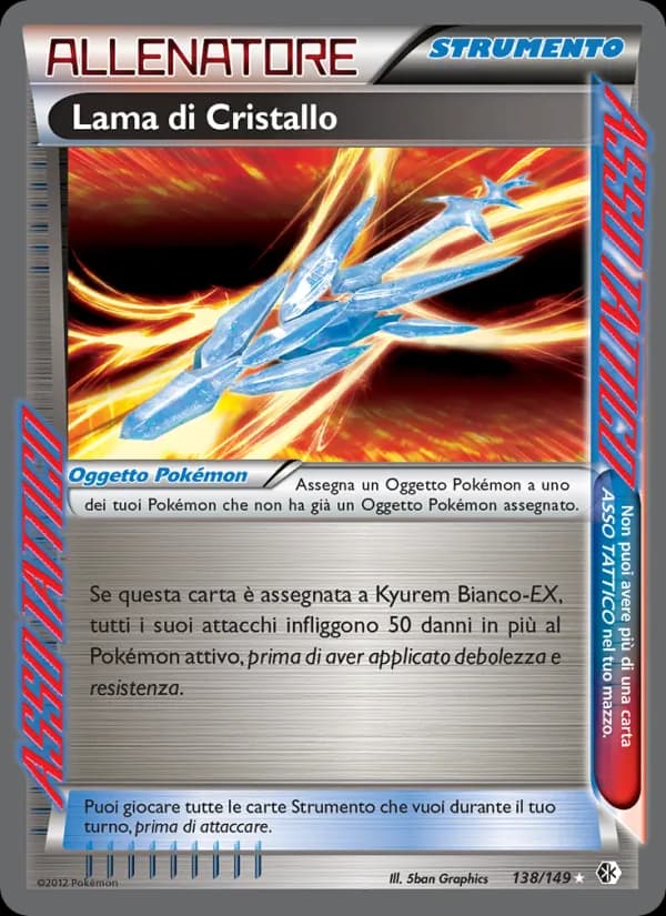 Lama di Cristallo card in Italian