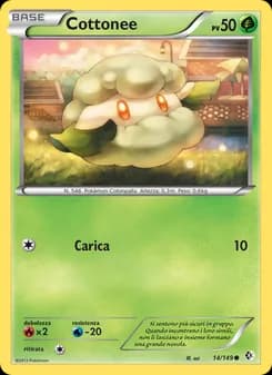 Cottonee card in Italian