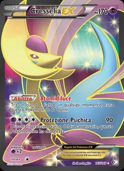 Cresselia-EX card in Italian