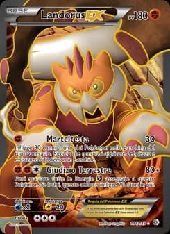 Landorus-EX card in Italian