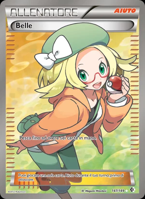 Belle card in Italian