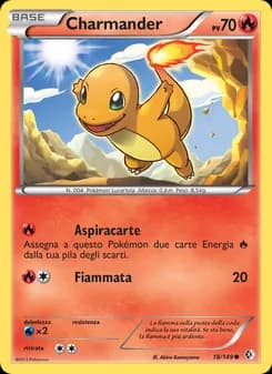Charmander card in Italian